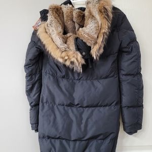 Black Parajumper long bear coat